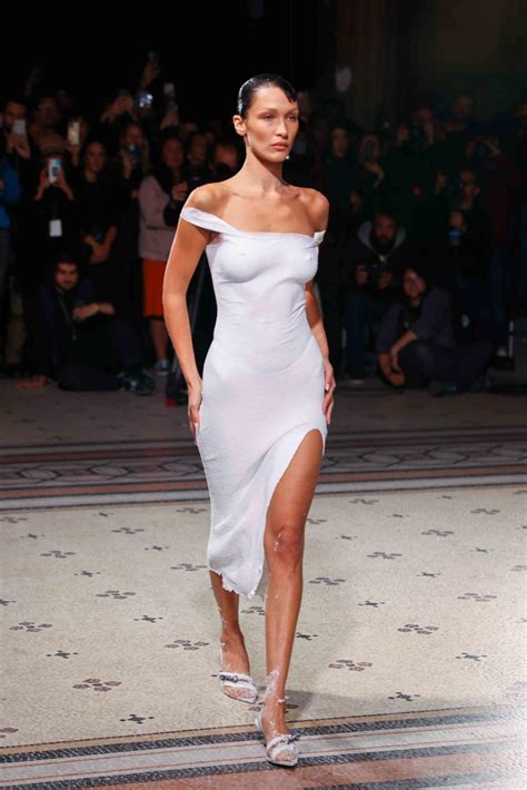 3d sexs video|Bella Hadid Wears the Naked Dress to End All Naked Dresses.